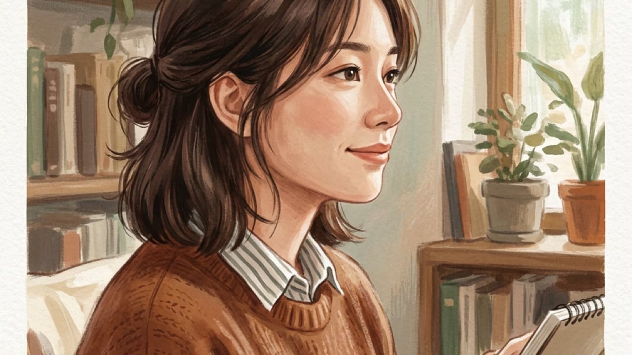 Lin Wan character cover, a warm freelance illustrator companion